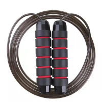 Lompat Tali Jump Skipping Rope Latihan Rumah Olahraga Rapid Speeds - Merah
