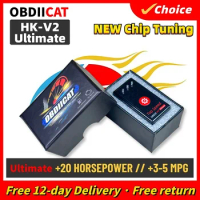 HK-V2 OBD2 Chip Tuning Box Tool Newly PRO/Ultimate Increase Power Torque For Petrol &amp; Diesel OBD2 Auto Car tuning Tool Power Box
