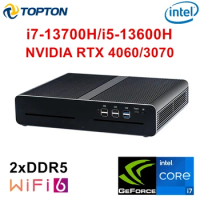 2024 Topton Gaming Mini PC Intel i7 13700H i5 13600H NVIDIA RTX 4060 3070 8G 2xDDR5 Mini Gamer Desktop Computer Windows 11 WiFi6