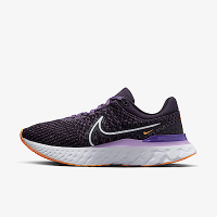 Nike W React Infinity Run FK 3 [DD3024-502] 女 慢跑鞋 緩震 包覆 黑 紫