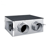 All metal material 50 Hz duct inline fan blower PM2.5 HEPA filter acoustic box fan
