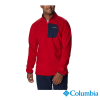 Columbia 哥倫比亞 男款 - Omni-Hea柔暖刷毛半開襟上衣-紅色 UAE08830RD/FW22
