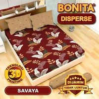 SPREI BONITA DISPERSE MURAH KING B4 180X200 T20cm BANTAL 4 AGNES