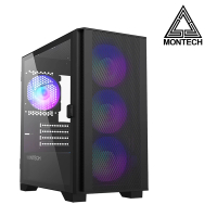 【YAMA】MONTECH AIR100 ARGB 黑 電腦機殼