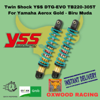 Shockbreaker YSS DTG EVO Aerox 155 Gold Turquoise