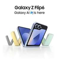Samsung Galaxy Z Flip6 [12/512GB] - Smartphone AI, Smartphone Lipat, Android, Kamera 50MP Blue