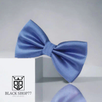 Dasi Kupu Kupu Motif Bintik Biru Muda Premium Elegance