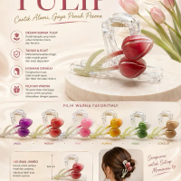 Jedai Premium Model Bunga Tulip dengan Desain Elegan dan Warna Menarik
