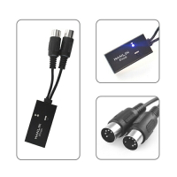 【涉谷數位】BTmidi 無線藍牙Midi接收器 圓頭五針 電子琴 吉他 製作音樂 播放Midi音樂