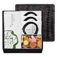 端午禮盒．然花抄院【夏韻】日本甜點(抹茶長崎蛋糕x1、原味銅鑼燒x3、綜合菓子x1)