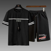 one set oversize setelan pria celana&atasan oneset hawaian set size M|L.XL,XXL short pants setelan c