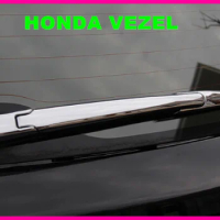 Higher star ABS chrome 3pcs car rear windscreen wiper cover, wiper trim For Honda Vezel 2015