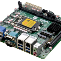 Industrial embedded Z77 B75 Mini ITX motherboard support LGA1155 Intel Core i3/i5/i7 Pentium 22nm/32nm CPU with 10*USB/6*COM