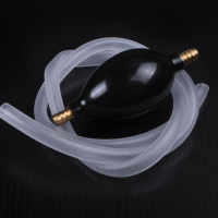 茶盤排水管大號帶吸水球功夫茶具茶道配件橡膠純銅接口排水導水管