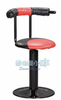 ╭☆雪之屋居家生活館☆╯816固定吧台椅(固定圓盤/紅+黑皮)R933-05