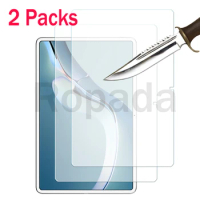 2 Packs 9H 2.5D Tempered glass screen protector for Huawei matepad pro 12.6 2021 release version 12.6'' tablet protective film