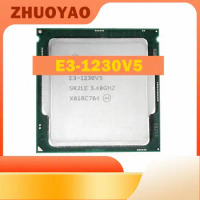 Xeon E3-1230V5 CPU 3.40GHz 8M 80W LGA1151 E3-1230 V5 Quad-core E3 1230 V5 processor E3 1230V5