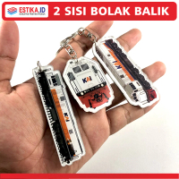 [isi 03 pcs] Gantungan Kunci Kereta Api Seri CC 201 Original Livery