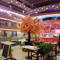 仿真櫻花樹客廳擺放裝飾樹假梨桃櫻梅永生花大型綠植物樹廠家直銷