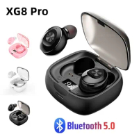 XG8 PRO TWS Digital 5.2 Bluetooth Wireless Headset Sports Headset Touch Mini Wireless Bluetooth Headset Noise Reduction Earbuds
