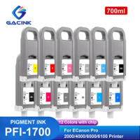PFI1700 PFI-1700 Ink Cartridge 100% Compatible for Canon Pro 2000 4000 4000s 6000 6000s pro 2100 4100 6100 With Pigment Ink