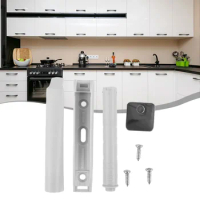 Push To Open Door Catch Cupboard Drawer Handle-free Wardrobe ABS Black/Grey/White Bouncer Brand New High Quality