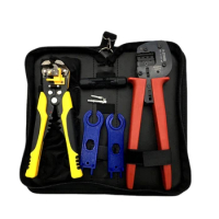solar panel cleaning tool installer photovoltaic Tool Kit set connector wrench Crimping pliers Wire stripper