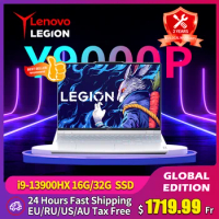 Lenovo Legion Y9000P Gaming Laptop 2023 White 13th I9-13900HX 16G/32G RAM 1T/2T SSD RTX 4060 16inch 240Hz Game Notebook PC Grey