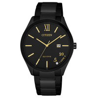 【CITIZEN 星辰】LADYS 520酷黑光動能女錶/34.5mm(EW2457-85E)