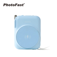 【Photofast】Qi2 AllDay磁吸無線充電行動電源 10000mAh (Apple Watch/Magsafe)-藍色