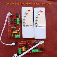 Combo 2 bộ mạch quạt đỏ loại tốt IC 14 chân dùng cho quạt cây,quạt treo tường quạt lửng