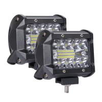 2PCS Work Light LED Combination Off-Road Truck Marine Driving Light,4INCH 20LED Car Light, Suitable for 12V/24V