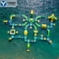Commercial Inflatable Water Park Games, Sea Floating Obstacles for Adults, Commercial