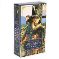 1Pcs Wizards Tarot Cards English Read Fate Board Game Oracle Cards Playing Card Deck Games For Party