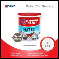 Terbaru Cat Genteng Matex Nippon Paint 2,5 Liter (Warna Ready) Best Quality Asli 100% Original