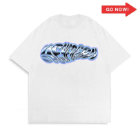 Pengiriman tempat T-shirt Oversize Ble Chromio Putih Heyfreak - Collar, Clothing 100% kivumxouirn