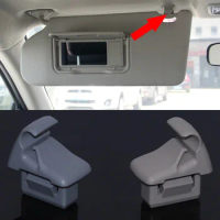 1Pc Gray Beige Car Sun Visor Hook Clip Bracket Hanger Fit For Mitsubishi ASX 2012-2014 2015 2016 Lancer EVO 10 MR654343 Parts
