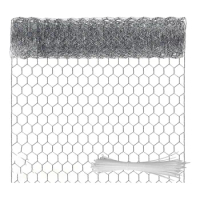 Chicken Wire Fencing Chicken Wire Mesh for Garden Chicken Wire for Crafts DIY Poultry Netting Wire Fencer for Coop