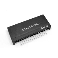 STK350-000 Integrated Circuit Stereo Power Amplifier IC Module Thick Film
