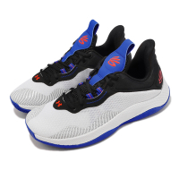 Under Armour 籃球鞋 Curry HOVR Splash 2 男鞋 白 藍 黑 緩震 回彈 透氣 UA 3025636100