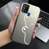 เคสโทรศัพท์, สำหรับ Samsung M31, M31 PRIME, F41, M21S, เคสโทรศัพท์ฝ้าแบบกึ่งโปร่งใสและบางเฉียบ, เคส