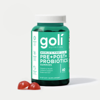 Probiotik Bergetah, Goli Pre, Probiotik Bergetah, 3-dalam-1 Pertama di Dunia, Bebas Gluten, Vegan, B