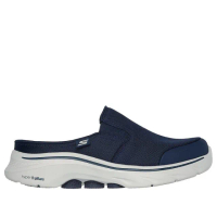 【SKECHERS】Go Walk 7 男 穆勒鞋 舒適 輕便 深藍 灰(216645NVGY)