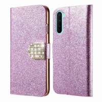 Glitter Diamond Case Cover For One Plus Nord Case Flip Leather Phone Shell Coque For One Plus Nord 5G OnePlus Z 1+Nord Hoesje