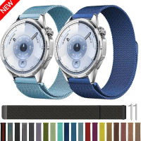 สาย Milanese, 22mm และ 20mm, เข้ากันได้กับนาฬิกา Huawei GT6 5 Pro, GT6 5, 4, 3 และ 46mm, สร้อยข้อมือ