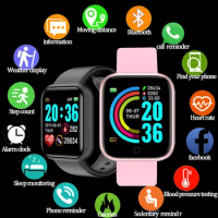 D20 Pro Smartwatch Men Women 2023 Sport Bluetooth Y68 Blood Pressure Water Resistant Call Reminder Smart Wacht Reloj Inteligente
