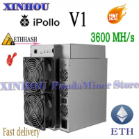 ASIC miner iPollo V1 Hashrate 3600MH/s Ethereum ETH Miner mining Better than Antminer E9 INNOSILICON A11 A10 JASMINER X4