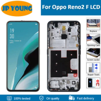 Original AMOLED For Oppo Reno2 F LCD Display Touch Screen Digitizer Assembly For Oppo OPPO Reno 2F CPH1989 Display Replacement