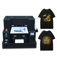 Hot Sales Flatbed Printer A3 Size Dtg Printer Dtf Printer 2 In 1 L805 Printhead for Any Color Fabric T Shirt Printing Machine