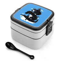 Best Pirates Double Layer Bento Box Portable Lunch Box For Kids School Shark Sharks T Rex Dinosaurs Dino Pirate Pirates Pirate